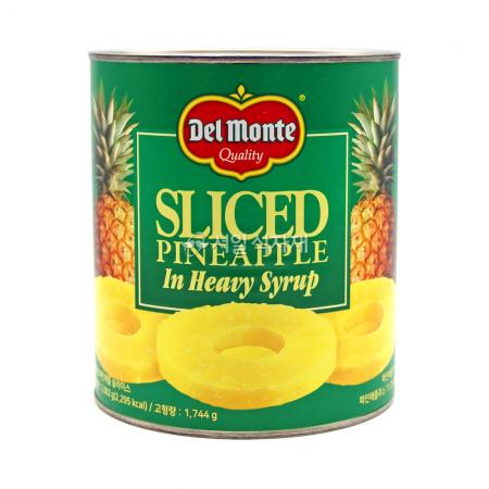 델몬트 파인애플 슬라이스 통조림 3.062kg