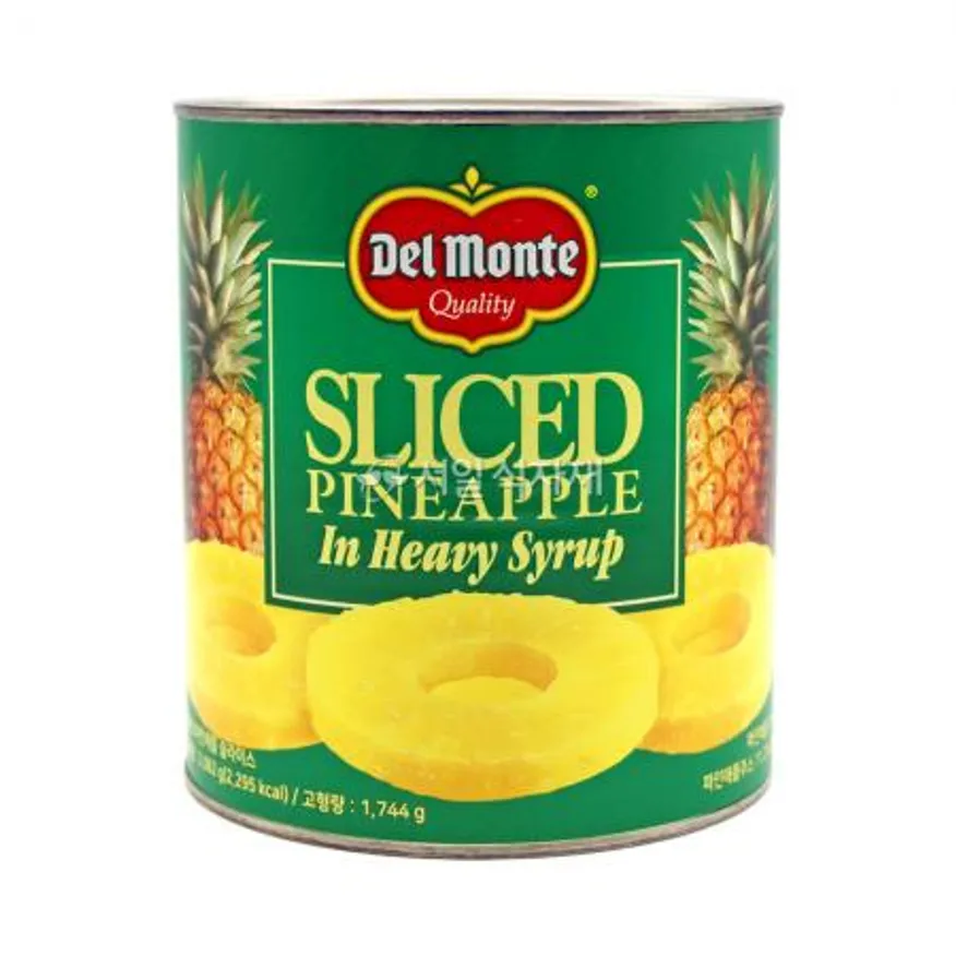 델몬트 파인애플 슬라이스 통조림 3.062kg 이미지