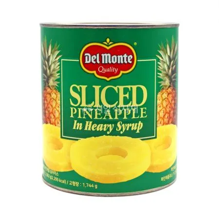 델몬트 파인애플 슬라이스 통조림 3.062kg