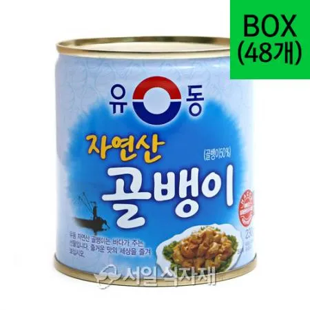 유동 자연산 골뱅이 중 230gX24개 1박스 이미지