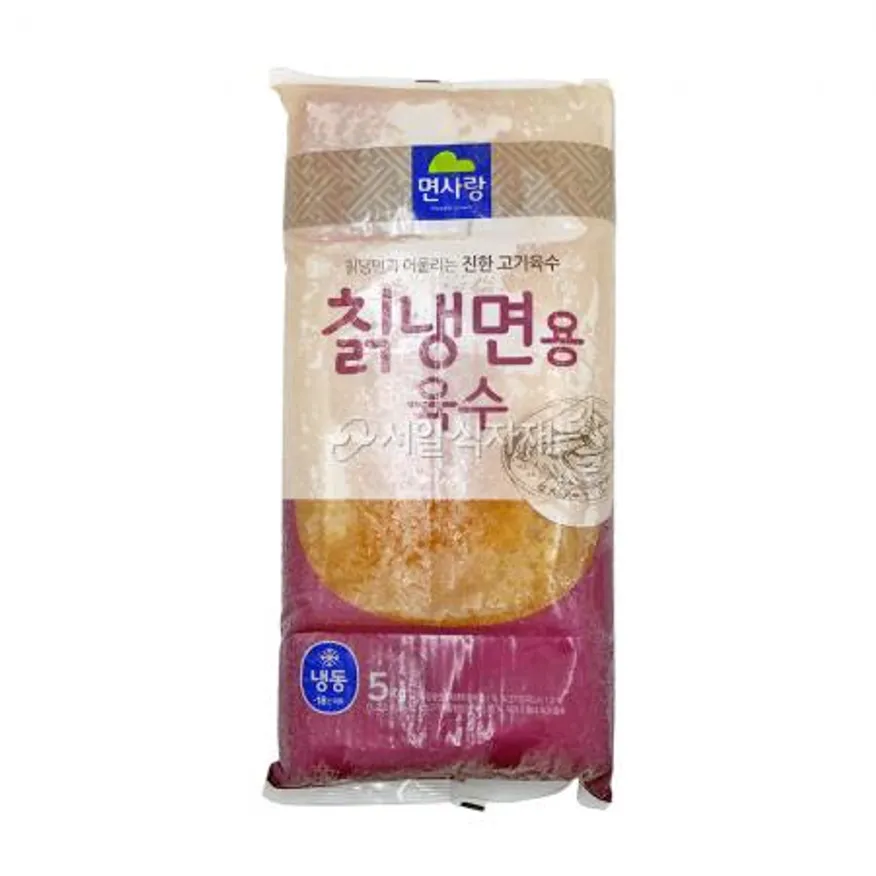 면사랑 칡냉면용 냉면 육수 5kg 이미지