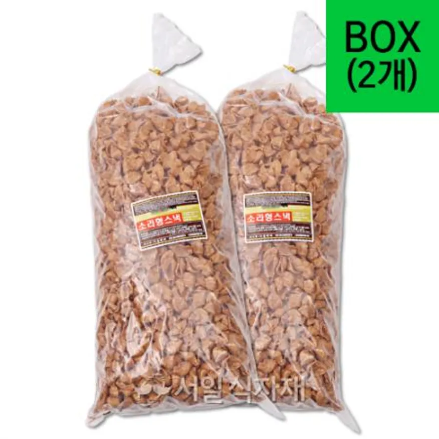 서울제과 소라형 스낵 옛날 소라 과자 2.1kg X 2개 1박스 이미지