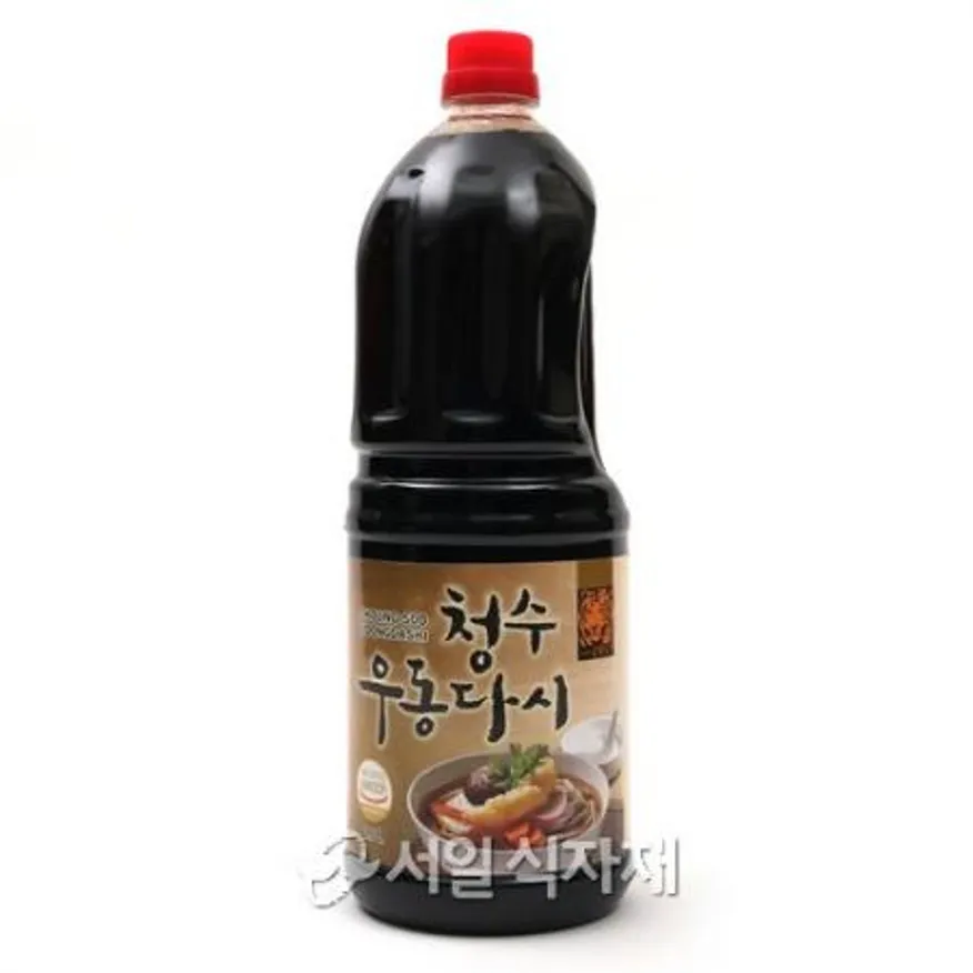청수 우동 다시 1.8L 탕 전골 국물 원액 액기스 육수 업소용 대용량 이미지