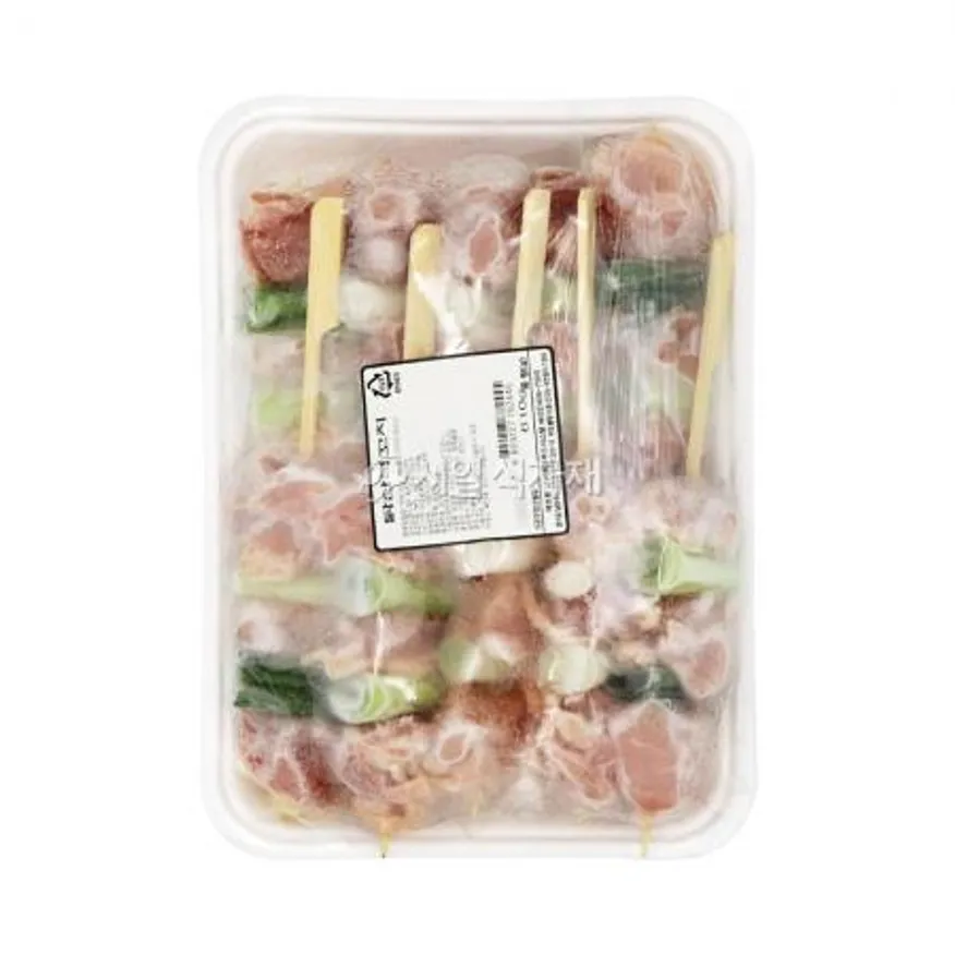 토담푸드 닭 산적 꼬치 610g (10개입) 바베큐 구이 안주 간식 이미지