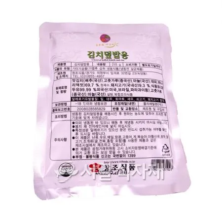 창조식품 김치덮밥 215g 이미지