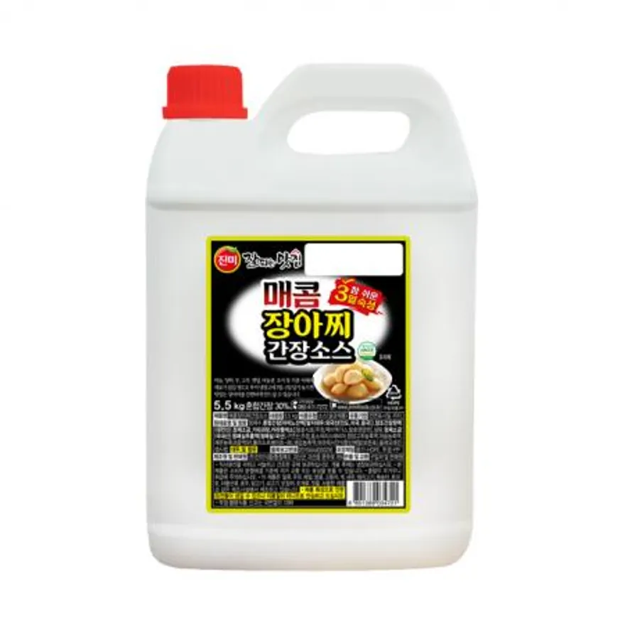 진미 잘되는맛집 매콤장아찌 간장 소스 5.5kg 이미지