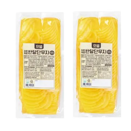 으뜸 저온숙성 반달단무지 500g x3팩 이미지
