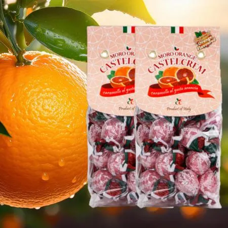 카스텔크램 모로오렌지 캔디200g x 24팩(박스) 이미지