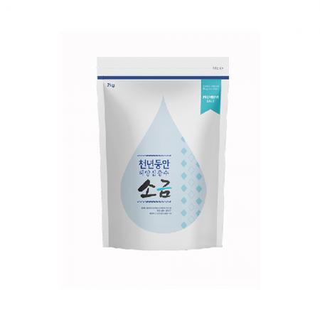 천년동안 해양심층수 소금 2KG x2팩