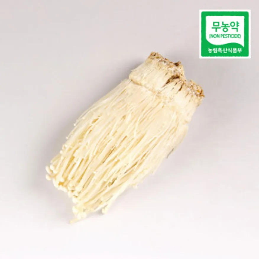 자연애농부 친환경 무농약 팽이버섯 대용량 5kg (무농약, 국내산, 34ea) 이미지