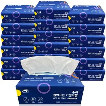 주지 뽑아쓰는 키친타올 3겹 100매 18팩, 톡톡 간편하게 뽑는 키친타월