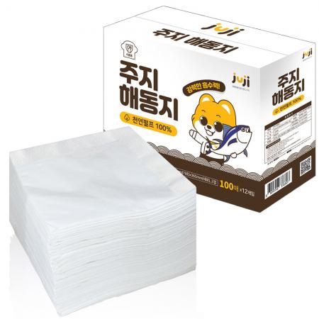 주지 프리미엄 해동지 1200매, 생선 참치 회숙성 흡습 흡수지 미트페이퍼