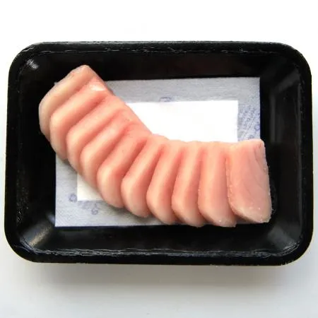 냉동 참치회 흑새치 속살 슬라이스 이미지