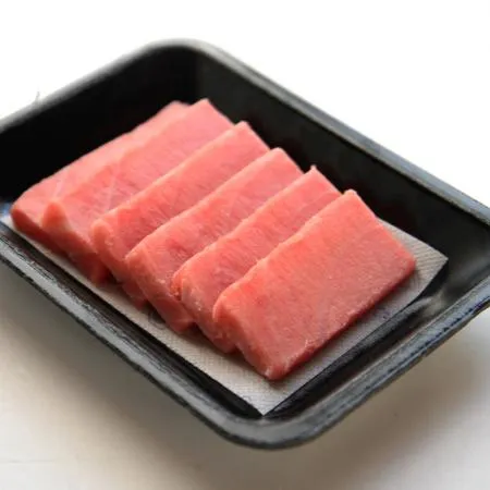냉동 참치회 참다랑어 중뱃살 슬라이스