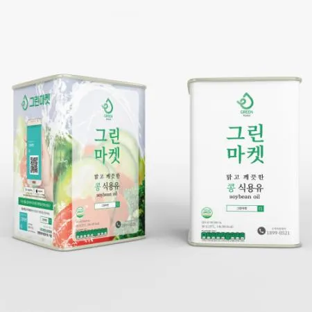 (첫구매) 그린마켓 식용유(대두유) 18L (직배송 / 무료배송)
