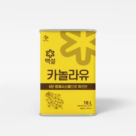 백설 카놀라유 18L (직배송 / 무료배송)