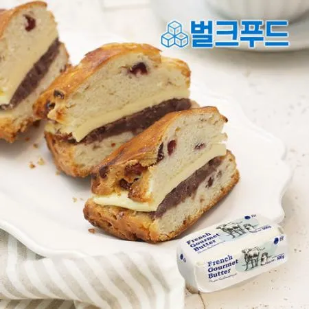 냉동 프렌치 고메 버터 500g 베이킹재료 핏 피트 fit 천연 발효 무염