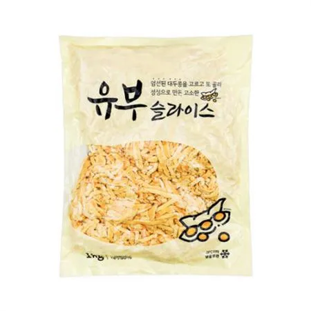 유부슬라이스 1kg 우동 김밥 토핑 고명 이미지