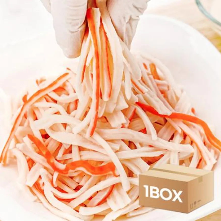 아쿠아 프리미엄 게맛살 10kg 크래미 맛살 샐러드 김밥 이미지