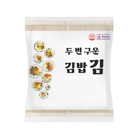 업소용 두번구운 김밥김A 100매 1봉 전장김 김밥용 김