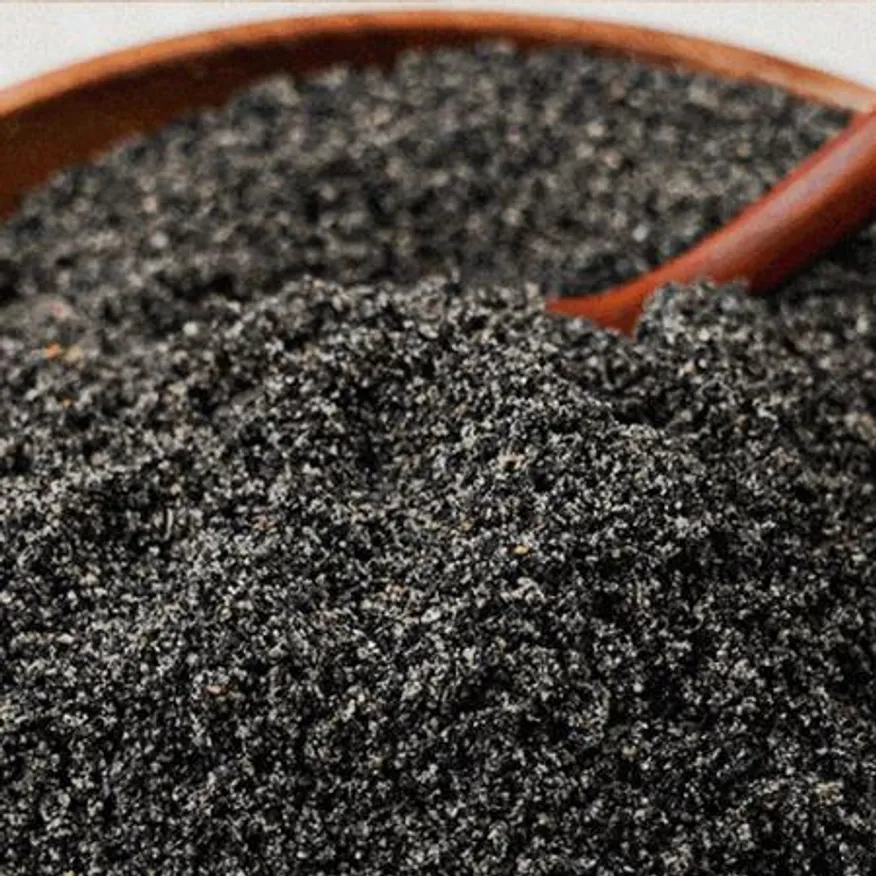 검은 볶음참깨가루 1kg 통깨 볶은 깨 통깨 가루 깨소금 흑임자 이미지