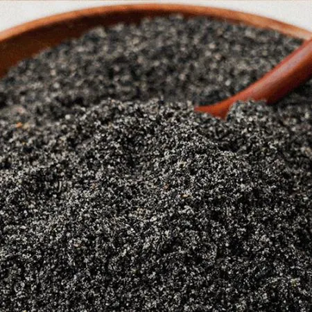 검은 볶음참깨가루 1kg 통깨 볶은 깨 통깨 가루 깨소금 흑임자 이미지