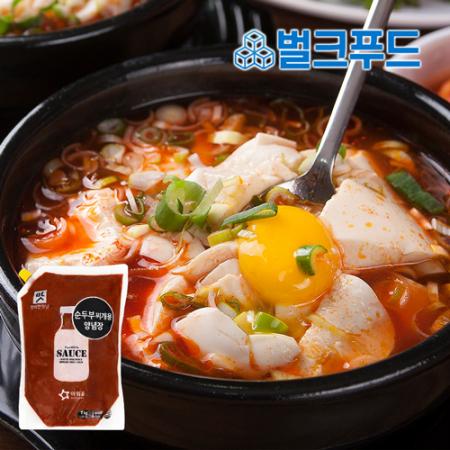 아워홈 순두부찌개 양념 2kg 양념장 소스 업소용 대용량 이미지