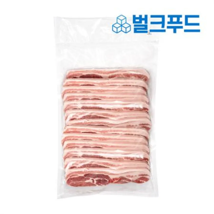 냉동 삼겹살 구이용(1cm) 2kg 돼지 고기 삼겹 이미지