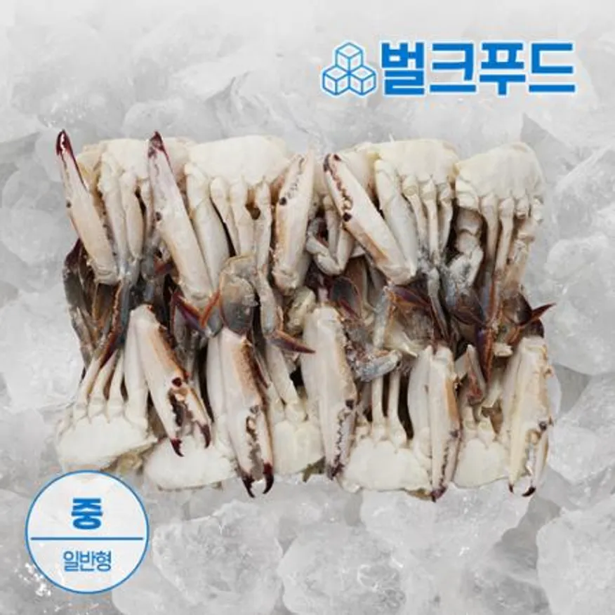 고품질 냉동 난통 절단 꽃게 5.4kg ( M ) 이미지