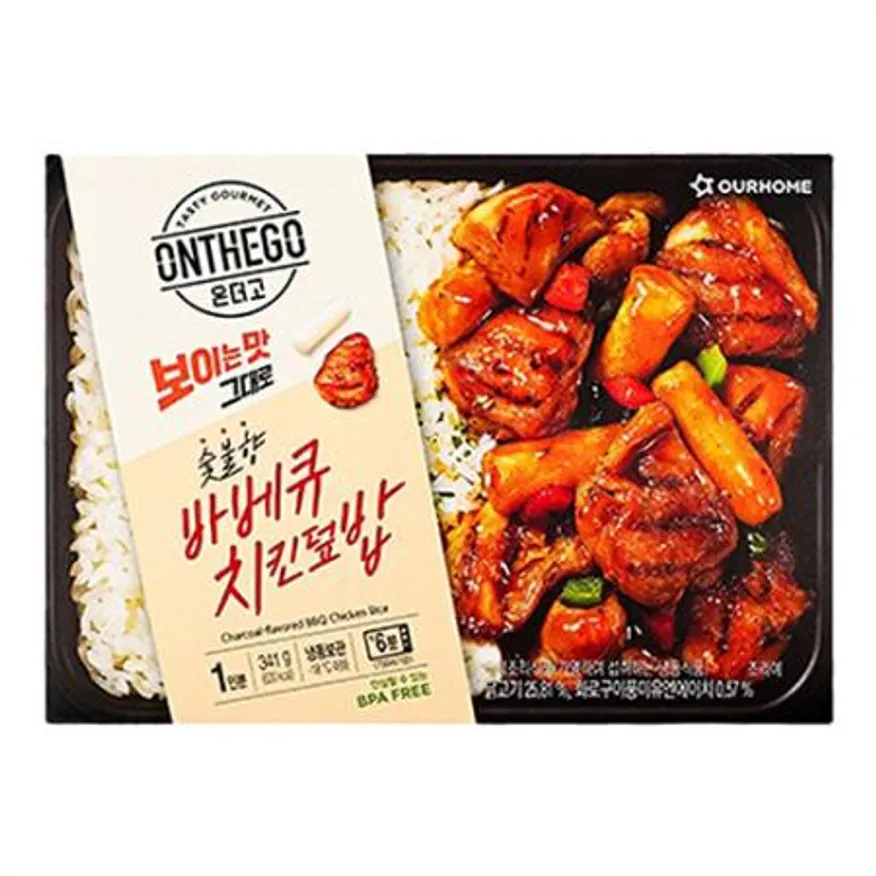 온더고 냉동 도시락 바베큐치킨덮밥 직장인 점심도시락 이미지