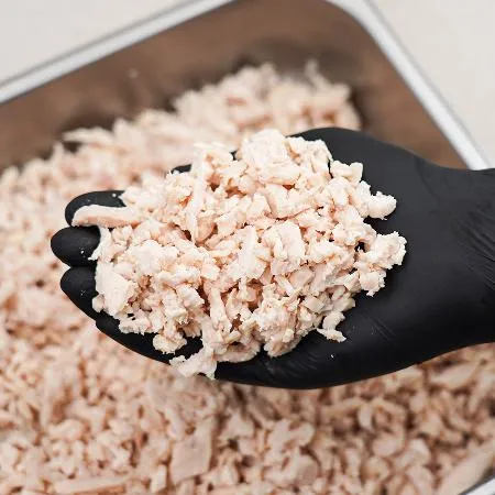 자숙 닭가슴살채 1kg*10ea 업소용 볶음밥 죽 김밥 이미지