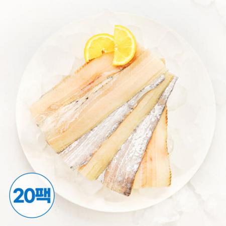 제주 손질 갈치 2kg(100g x 20팩) 냉동 뼈없는 갈치 구이 조림