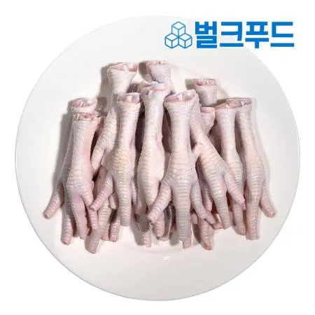 뼈있는닭발 1kg 국내산 냉동 생닭발 이미지
