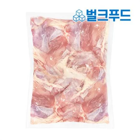 닭다리살 르비다 껍질없는 닭정육 2kg (냉동, 뼈없는 순살, 닭정육) 이미지