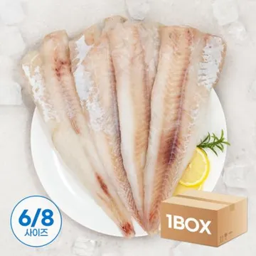 명태포 필렛(6/8) 750g x 10팩 1박스 명태전 동태전 제수용