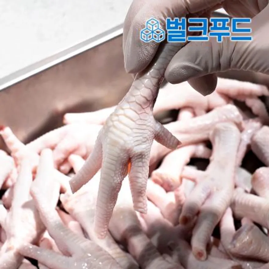 뼈있는닭발 1kg 국내산 냉동 생닭발 이미지