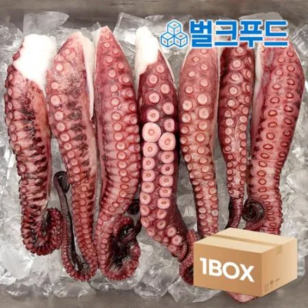 자숙 문어다리 8kg 냉동 업소용 초무침 손질 숙회