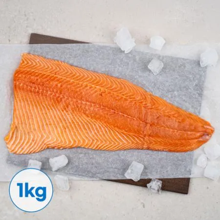 연어 필렛 1kg 노르웨이 딥스킨 생연어 회 연어구이 슈페리어 등급 이미지