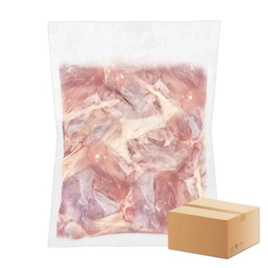 ★업소용대용량★ 닭다리살 르비다 껍질없는 닭정육 12kg (냉동, 뼈없는 순살, 닭정육) 이미지
