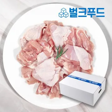 냉동 닭정육 조각 정육 닭다리살 12kg 대용량