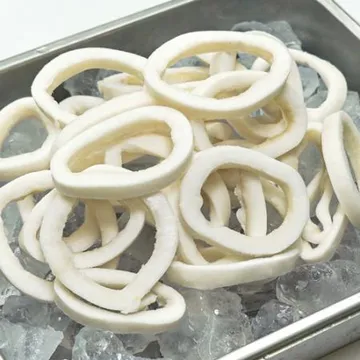 오징어링 4kg 껍질X 냉동 튀김 손질 오징어 업소용