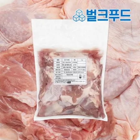 국내산 닭다리살 닭정육 1kg 순살 냉동 이미지