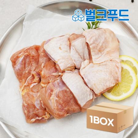 업소용 염지닭 12kg (2kgx6) 순살 냉동 닭다리살 닭정육  