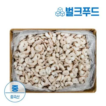 ★업소용 대용량★생새우살 9kg 71/90 감바스 알새우 중국산