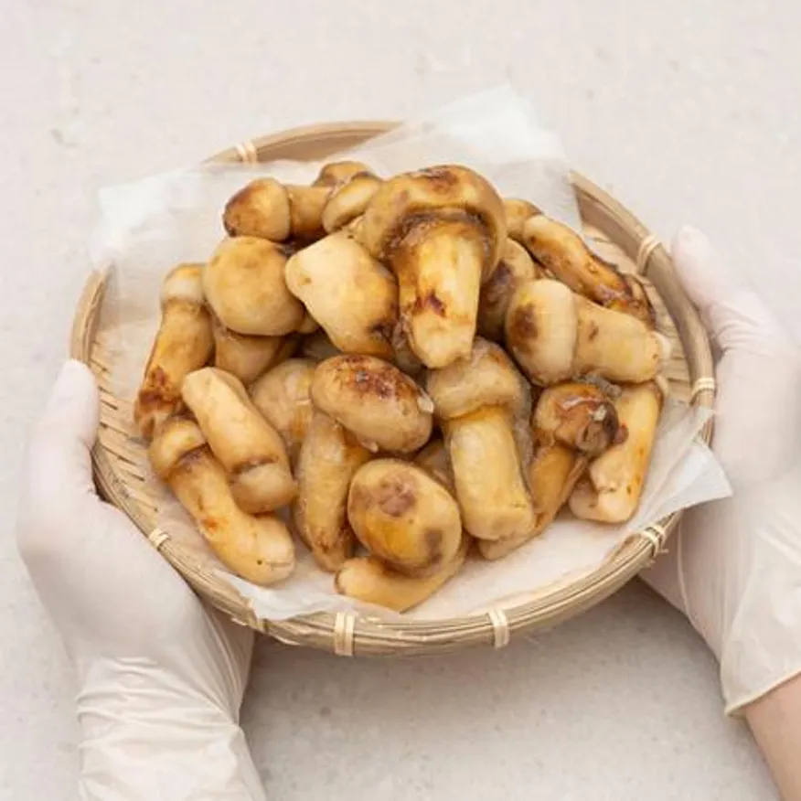 업소용 자연산 송이버섯 S 3등급 1kg 냉동 벌크 이미지