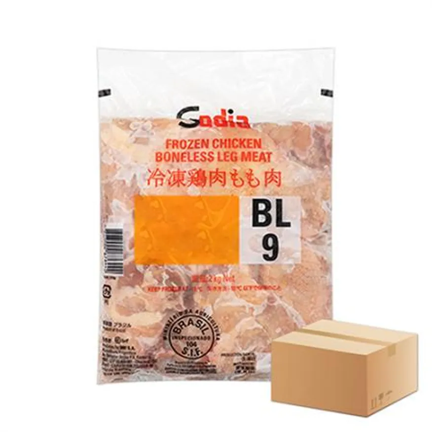 업소용 사디아 닭다리살 12kg(2kg x 6팩) 냉동 순살 브라질 닭정육 이미지
