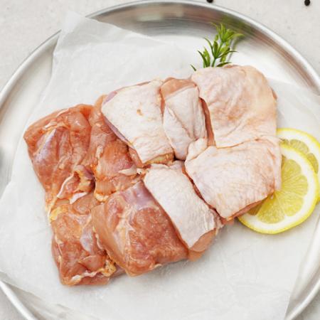 염지 닭정육 2kg 닭다리살 냉동 순살 닭고기 