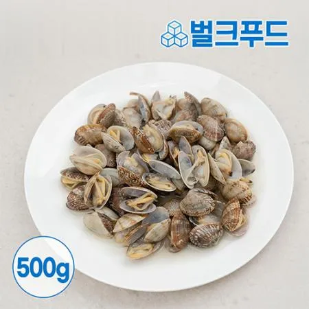 자숙 피바지락 500g 파스타 칼국수 냉동 세척 바지락
