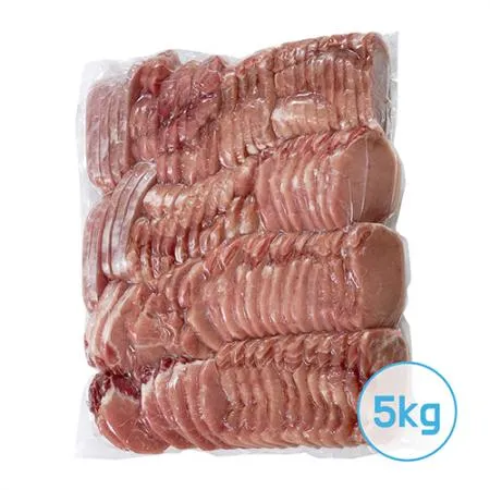 꿔바로우용 돼지고기 등심 5kg [국내산] 이미지