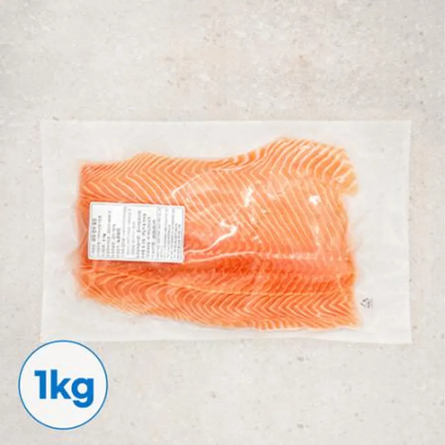 연어 필렛 1kg 노르웨이 딥스킨 몸뱃살 생연어 회 횟감용 연어구이 슈페리어 등급 이미지